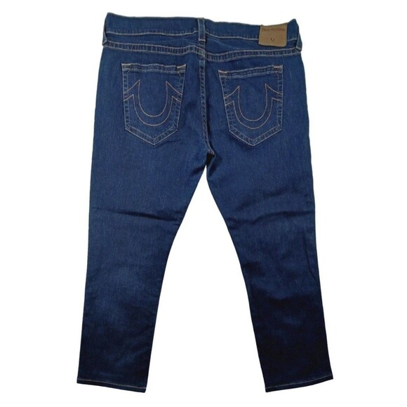 True Religion Geno Relaxed Slim Men's Stretch Denim Jeans Size 42x28 - Picture 3 of 15